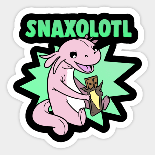 Snaxolotl Pastel Goth Axolotl Kawaii Sticker